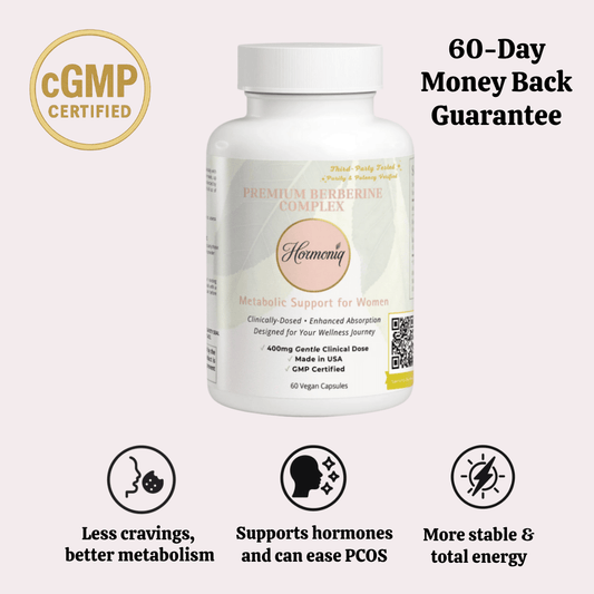 Hormoniq™ Berberine - The Natural PCOS Supplement That's Been Proven in 140+ Studies - Hormoniq