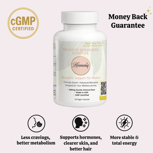 Hormoniq™ Berberine - The Natural PCOS Supplement That's Been Proven in 140+ Studies - Hormoniq