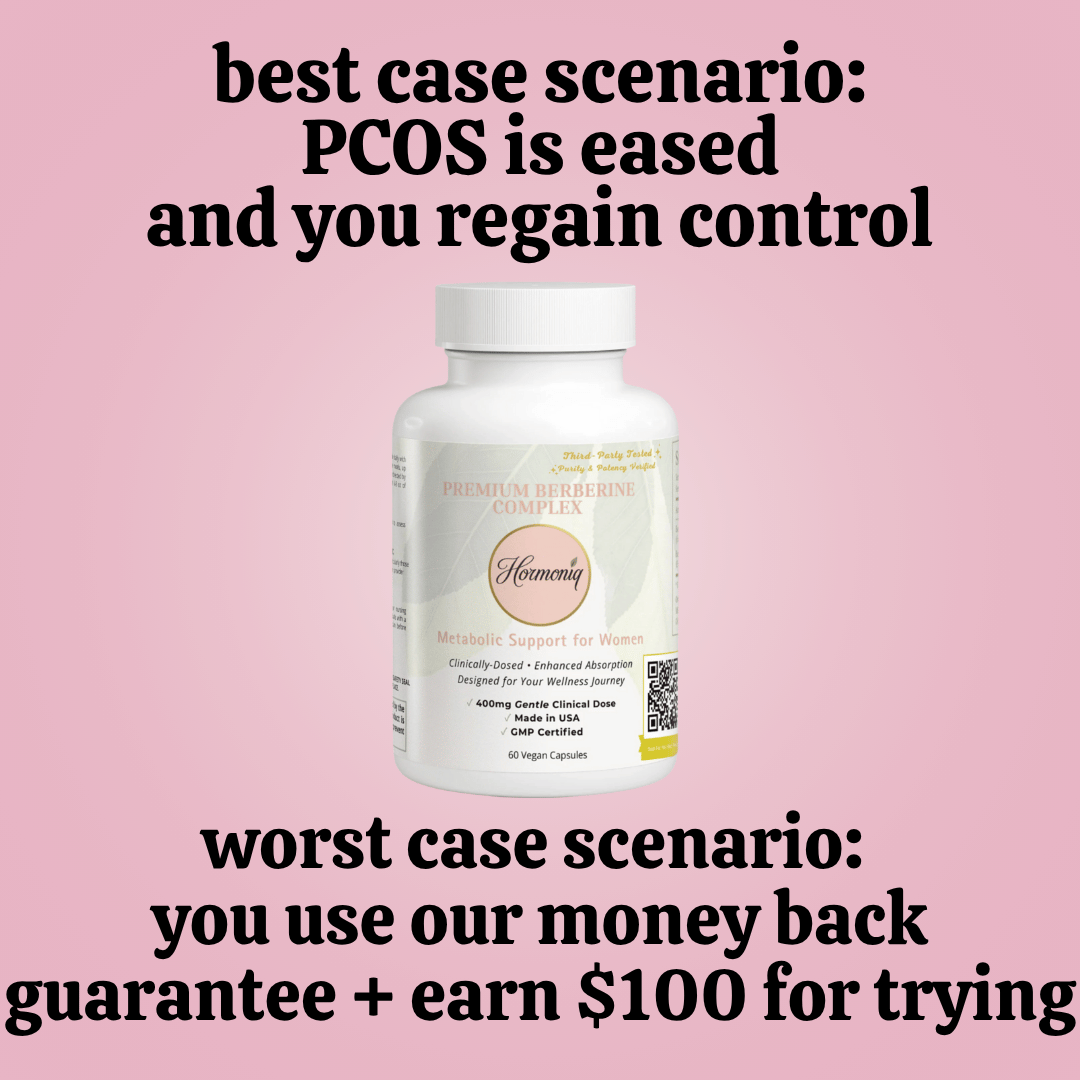 Hormoniq™ Berberine - The Natural PCOS Supplement That's Been Proven in 140+ Studies - Hormoniq