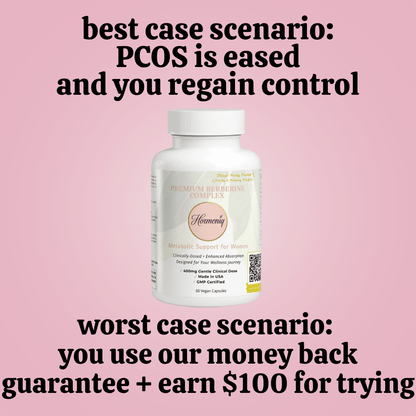 Hormoniq™ Berberine - The Natural PCOS Supplement That's Been Proven in 140+ Studies - Hormoniq